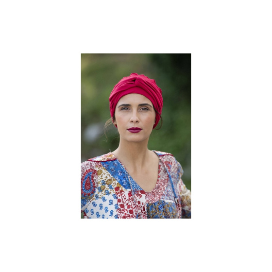 Turban Chimiothérapie Samra Rouge -  Traclet