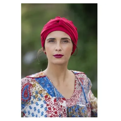 Turban Chimiothérapie Samra Rouge -  Traclet