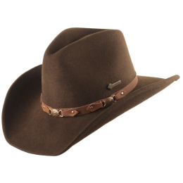 Brown Western Bandit Hat - Scippis