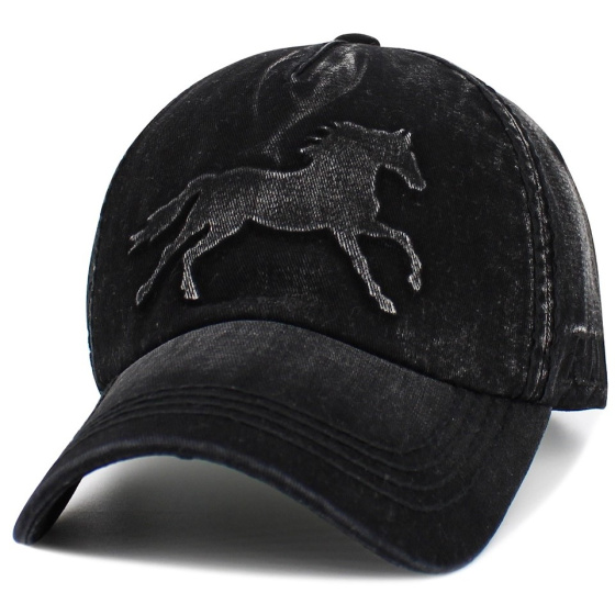 Mustang Vintage Baseball Cap Black - Kbethos