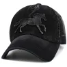 Vintage Black Mustang Baseball Cap - Kbethos Reference: 20025| Traclet Hat Shop