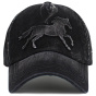 Vintage Black Mustang Baseball Cap - Kbethos