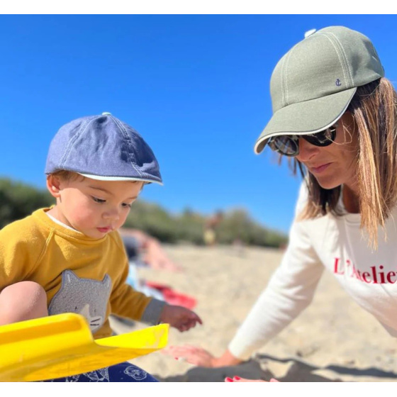 Children's Duck Bill Cap Petit Melon - Le Chapoté Paris Children's Duck Bill Cap Petit Melon - Le Chapoté Paris