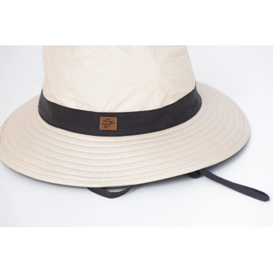 Savane Traveller Hat High Protection Beige Grey Anti UV 50+ - Soway Savane Traveller Hat High Protection Beige Grey Anti UV 50+ - Soway