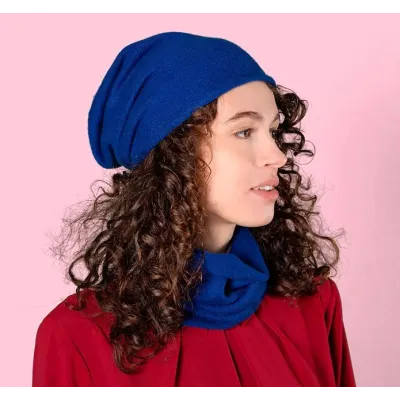 Bonnet Cachemire Indigo - Traclet