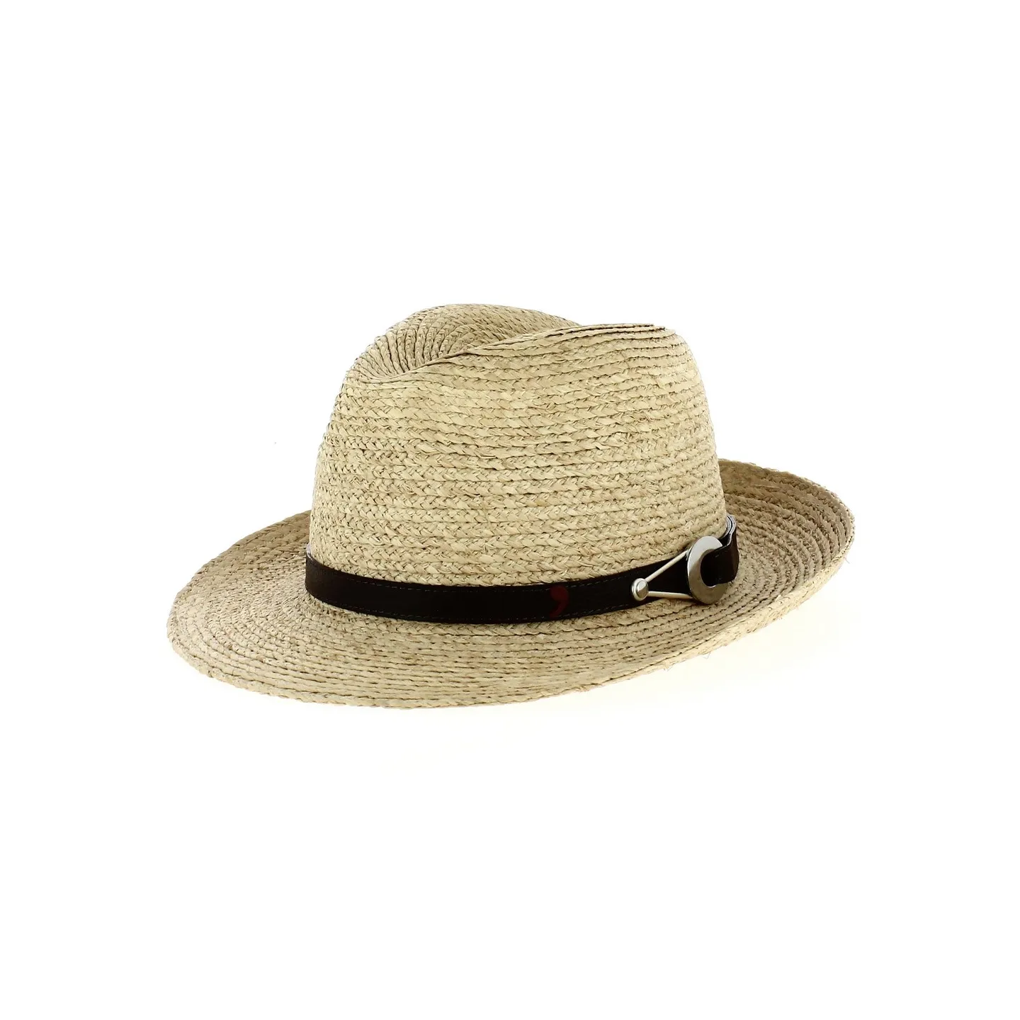 Raphia Montargie fedora hat
