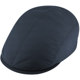 Navy Waterproof Flat Cap with Sympatex® UV Protection