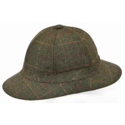 Bob Anglais Striker Tweed Vert Rayures - Traclet
