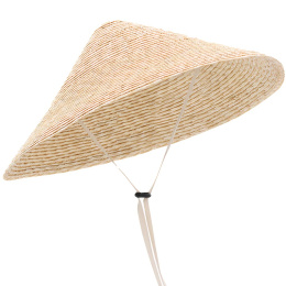 Chapeau Chinois Pyramid Paille Naturelle- Traclet
