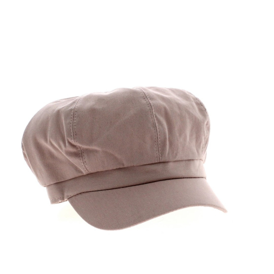 Azora Pink Cotton Newsboy Cap - Traclet Azora Pink Cotton Newsboy Cap - Traclet