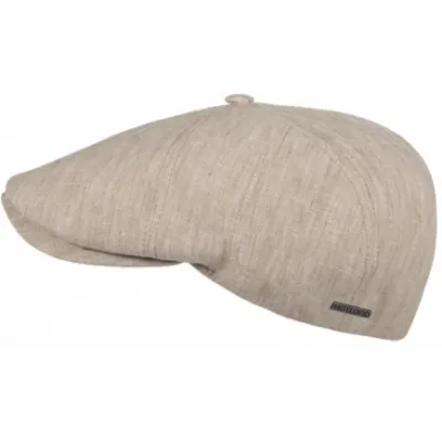 Flat Cap Yaro Linen Beige - Hatland ref 20073 traclet hat shop