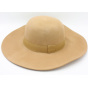 Lucia Wide Brim Felt Hat Beige - Traclet