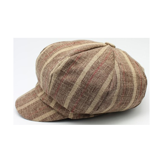 Brown Daniela Newsboy Cap - Traclet