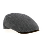 Gray chevron flat cap Nice
