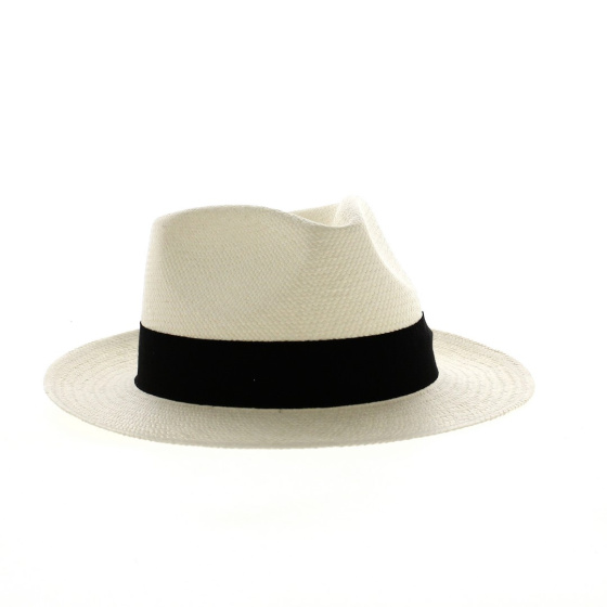 Classic Bleached Panama Fedora Hat - Traclet