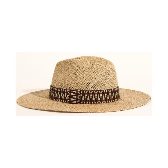 Chapeau Traveller Galon Paille Large Bords - Traclet Chapeau Traveller Galon Paille Large Bords - Traclet