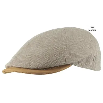 Casquette Alvize Bec de Canard Coton Beige - Flechet