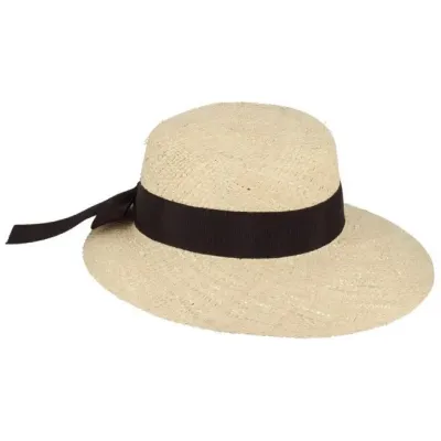 Monet Visor Cap Natural Straw - Fléchet Reference: 20120| Chapellerie Traclet