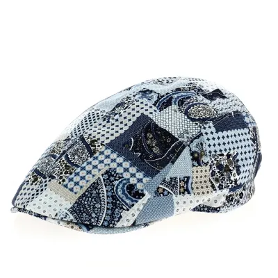 Blue Cellieu Flat Cap - Fléchet Reference: 9597 | Traclet Hat Shop