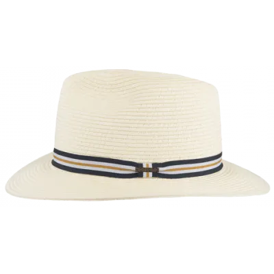 Chapeau Fedora Claymont Toyo UPF50+ Naturel - Hatland Reference : 20168| Chapellerie Traclet