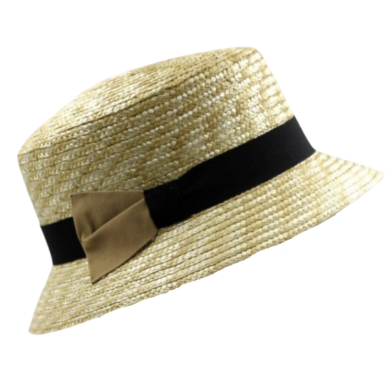 Elisa Straw Cloche Hat - Traclet