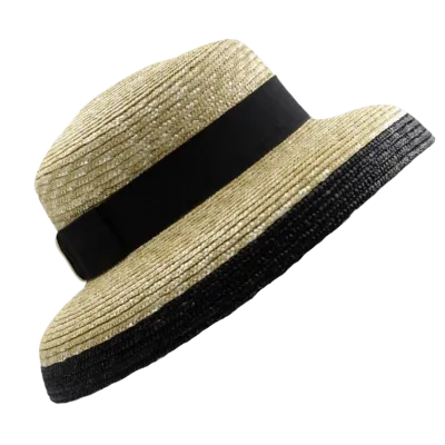 Chapeau Cloche Valentina Paille - Traclet  Reference : 20175 | Chapellerie Traclet