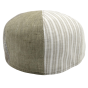 Curved Cap Nazzaro Patchwork Linen & Cotton - Marone