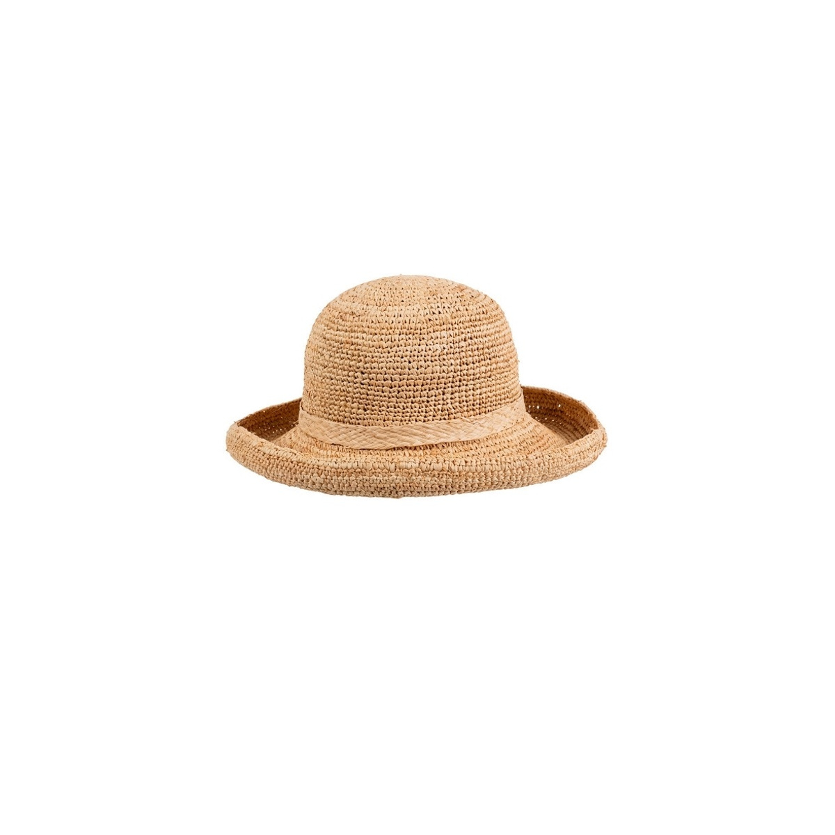 Breton hat Raphia Camélia beige - Traclet Reference : 3406 ...