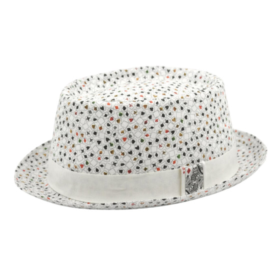 Playing Cards Porkpie Hat - UPF 40+