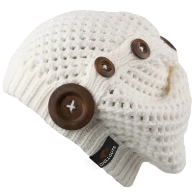 Béret Laine Tricot Nelly Blanc - Traclet