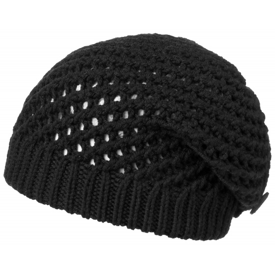Béret Tricot Nelly Noir - Traclet Béret Tricot Nelly Noir - Traclet
