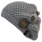 Nelly Grey Knit Beret - Traclet