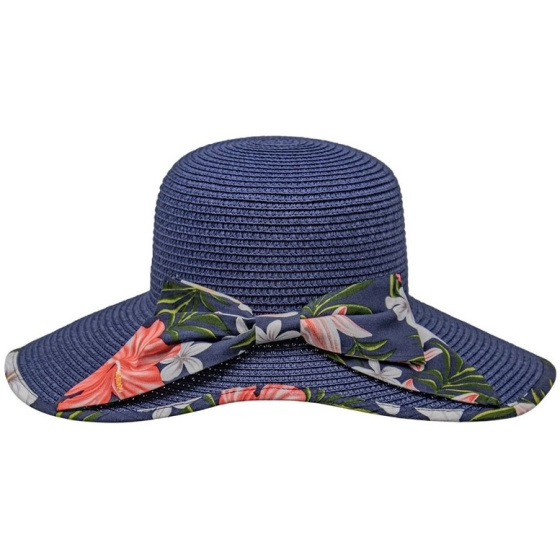Navy Beach Cap with Large Visor - Traclet Navy Beach Cap with Large Visor - Traclet