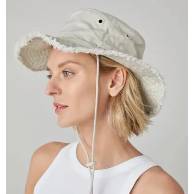 Chapeau Safari Fringe T3 Wanderer Stone UPF 50+ - Tilley