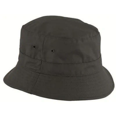 Black Waterproof Charter Bucket Hat - Traclet Reference: 9985 | Traclet Hat Shop
