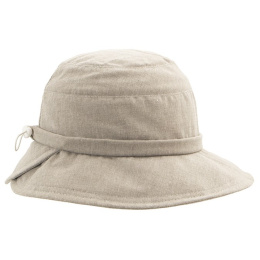 Beige Bucket Hat with 80+ UV Protection - Traclet