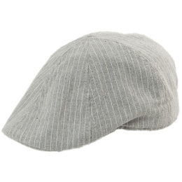 Light Grey Cotton & Linen Gatsby Stone Cap - Traclet