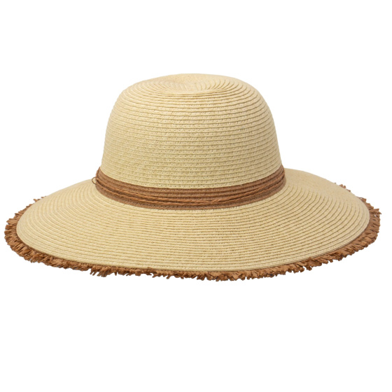 Trevise Natural Wide-Brim Hat UPF 50+ - Traclet