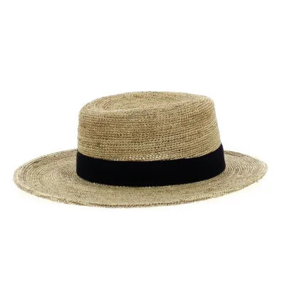 Casquette chapeau raphia zoe