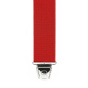 Plain Colored Suspenders with Leather Back Clips Y Shape 110 Made in France