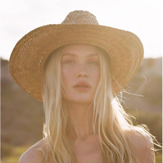 Chapeau Cowboy Houston Paille Naturelle - Brixton