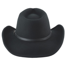 Arlington Black Felt Cowboy Hat - Bullhide