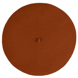 Paris Wool Beret Rust - Heritage By Laulhère