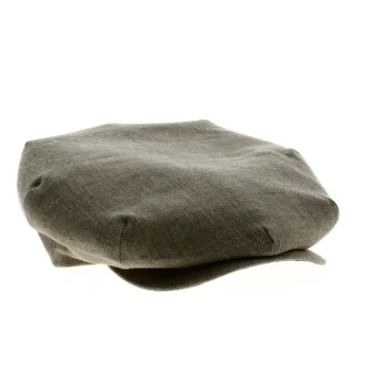 Casquette plate Bugatti lin beige style années 1920 - années 1930