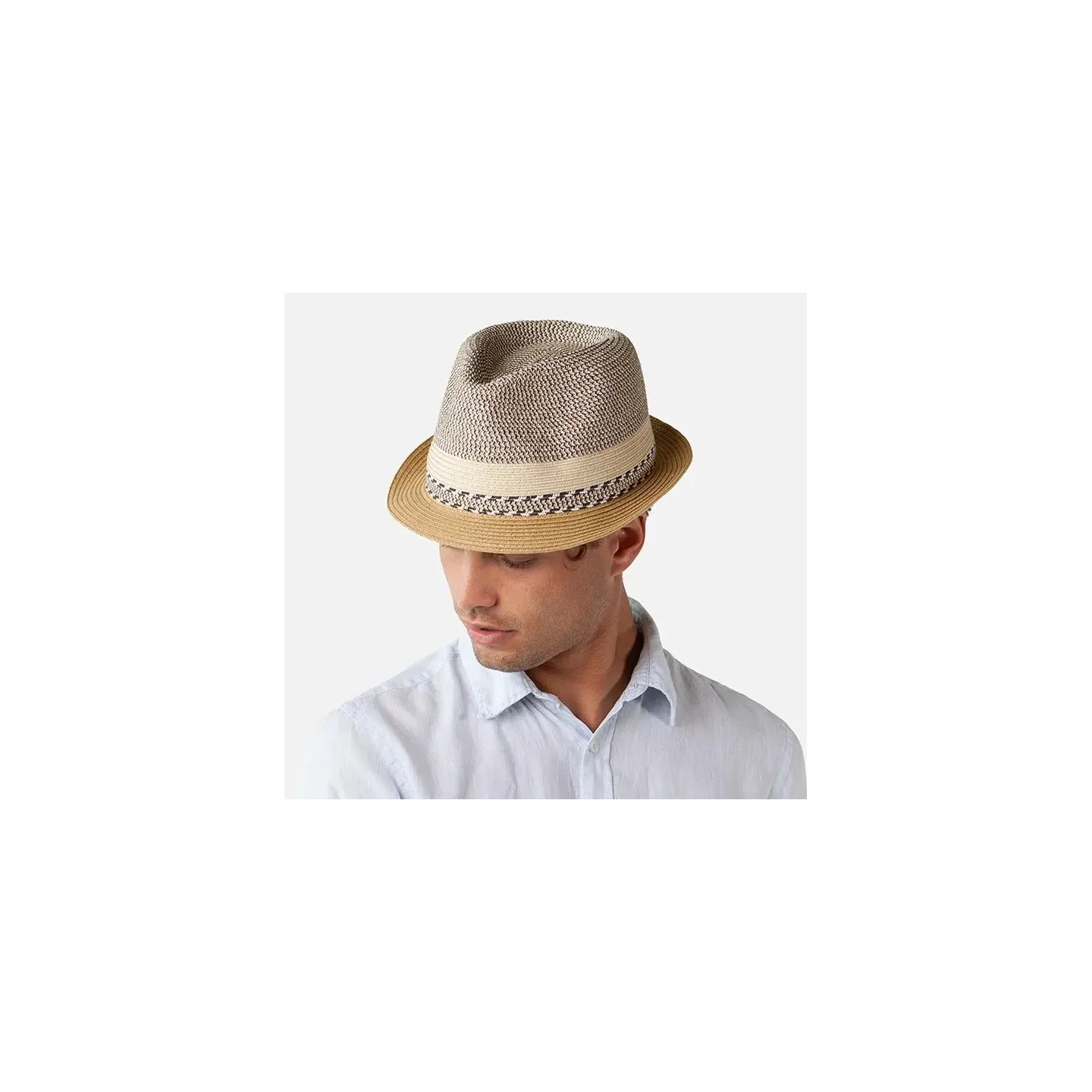 Chapeau Trilby Fluoriet Paille Beige - Barts  Reference : 20281| Chapellerie Traclet