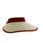 Casquette Visière 12 cm Bauloise Pornichet beige & Terracotta - Soway