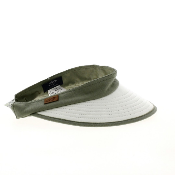 Casquette Visière Bauloise Pornichet 8.5 cm - blanc / windsor - Soway