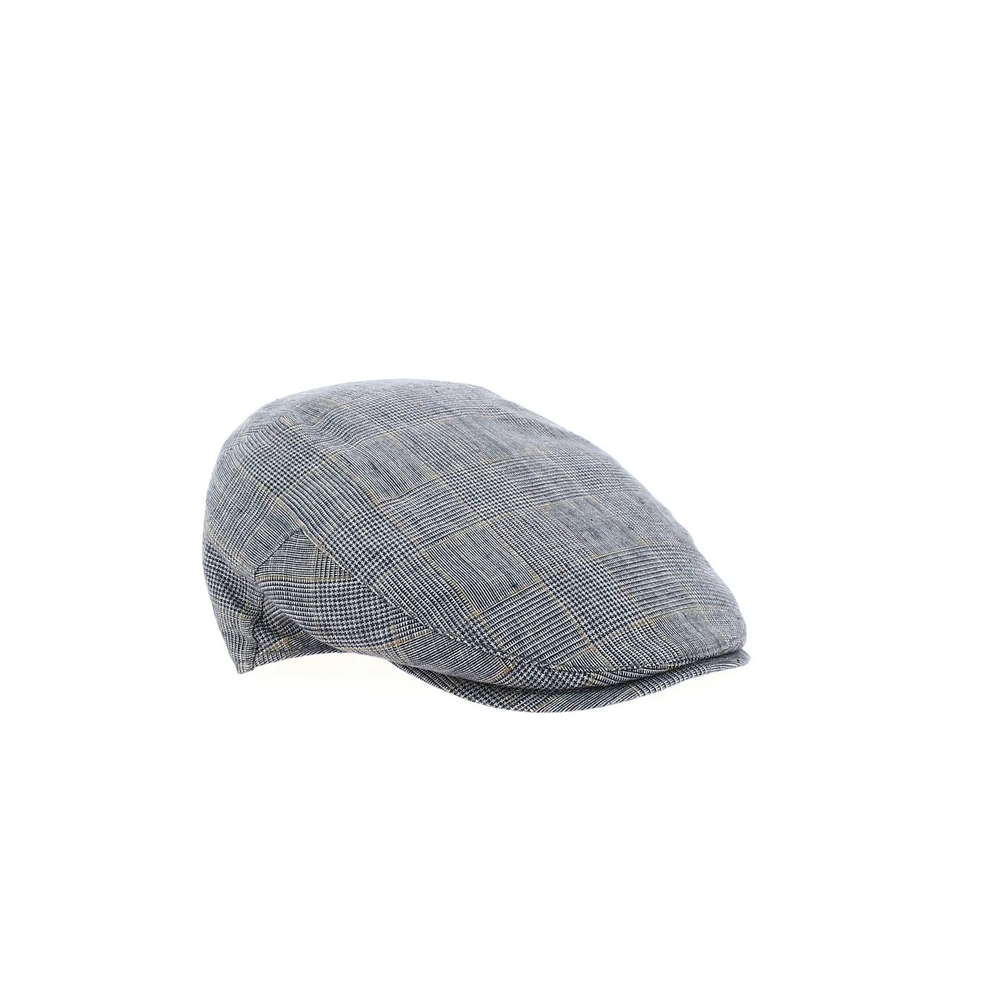 Brown linen flat cap justin positiano - Traclet - ref 20296