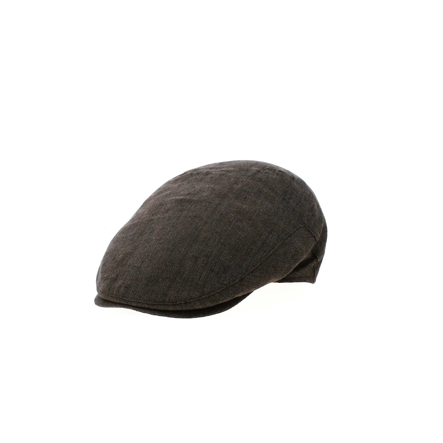 Casquette plate justin positiano lin marron- Traclet - ref 20296