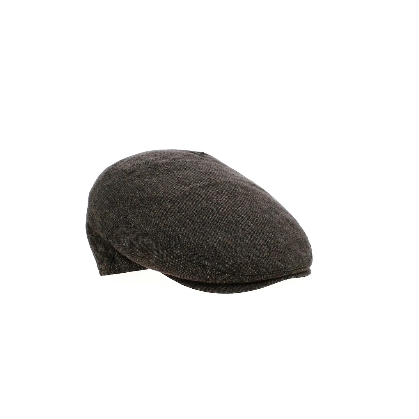 Casquette plate justin positiano lin marron